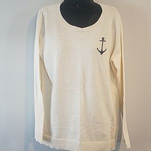Old Navy sweater with anchor size large